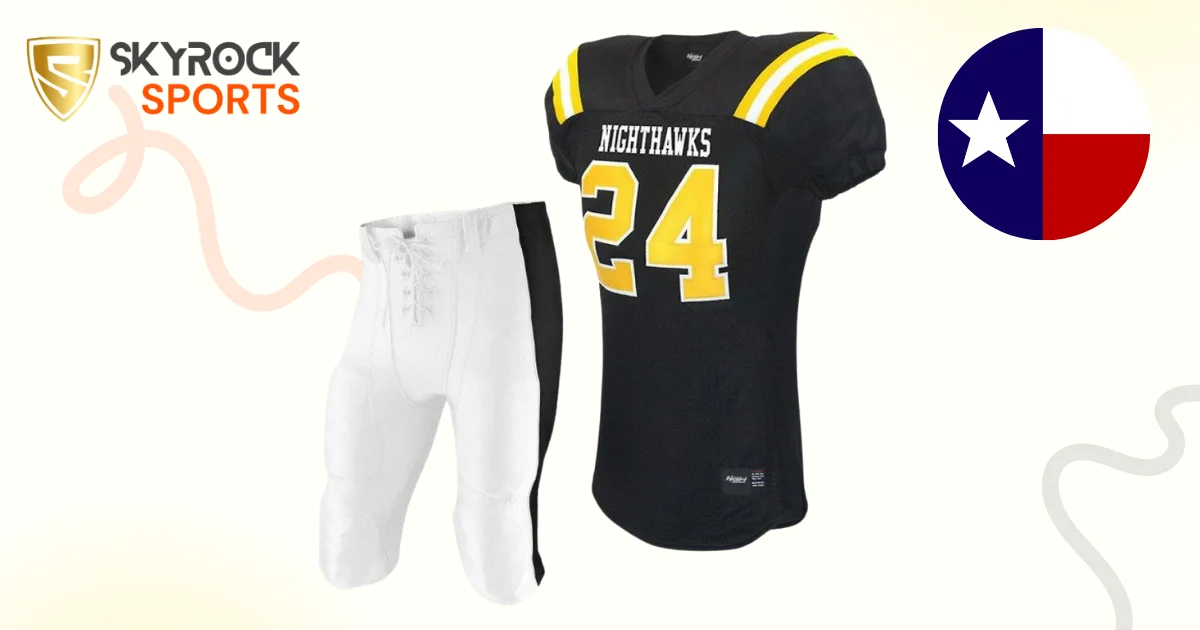 Custom American Football Uniforms Texas